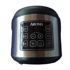 Aroma Housewares Digital Rice Cooker Slow Cooker Food Steamer 5 Quarts